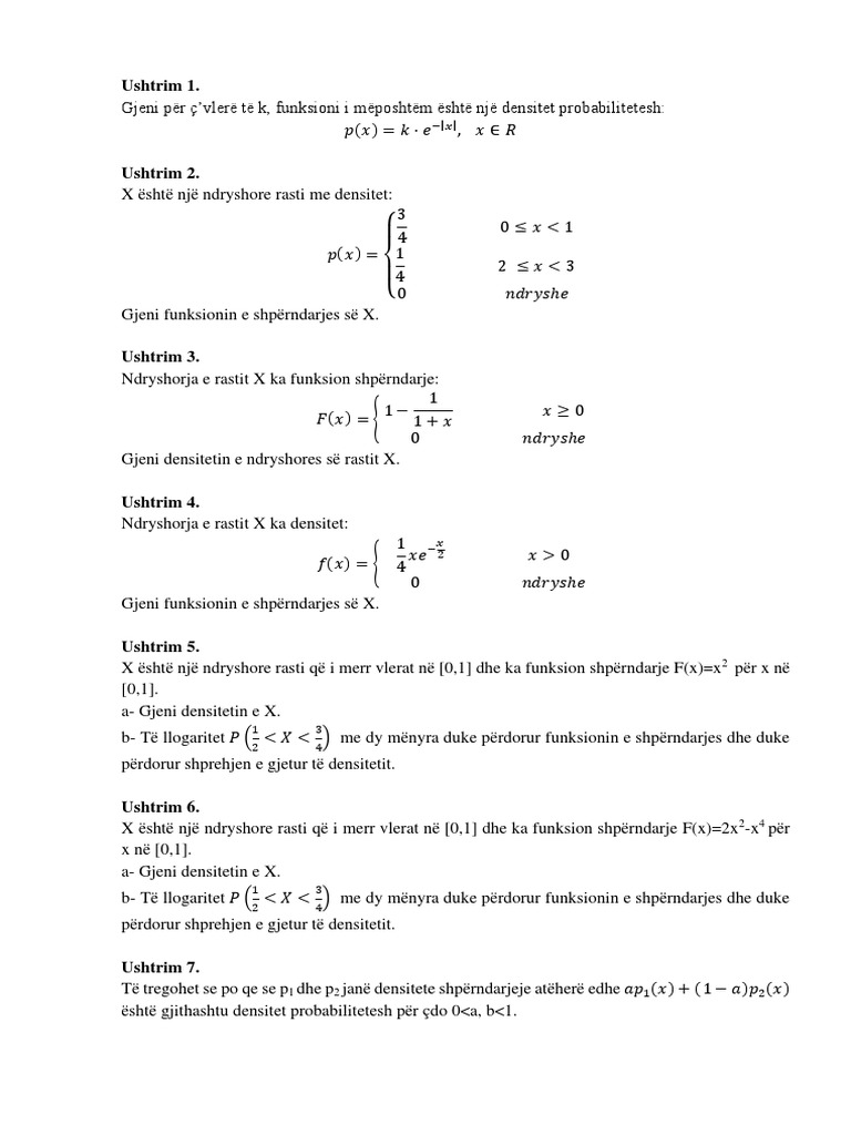 Ndryshoret e Rastit Te Vazhdueshme | PDF