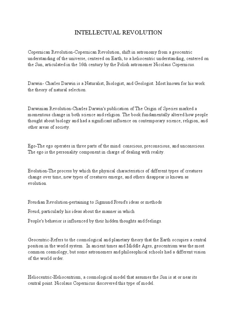 Intellectual Revolution PDF