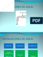 Instalaciones de agua y saneamiento