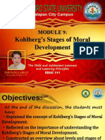 Module 9 Kohlbergs Stages of Moral Development