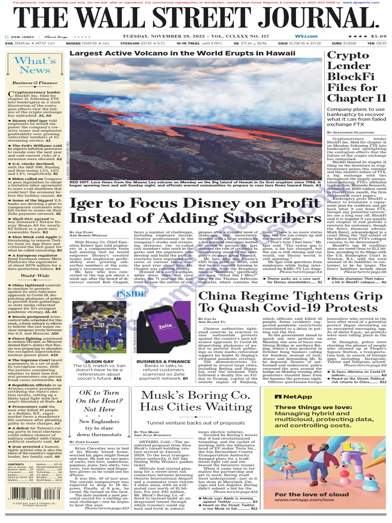 The Wall Street Journal PDF Inflation Federal Reserve