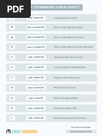 Grep Command Cheatsheet