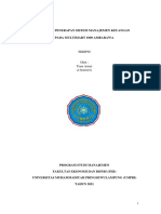 Analisis Penerapan Sistem Manajemen Keuangan Pada Multimart 1000 Ambarawa