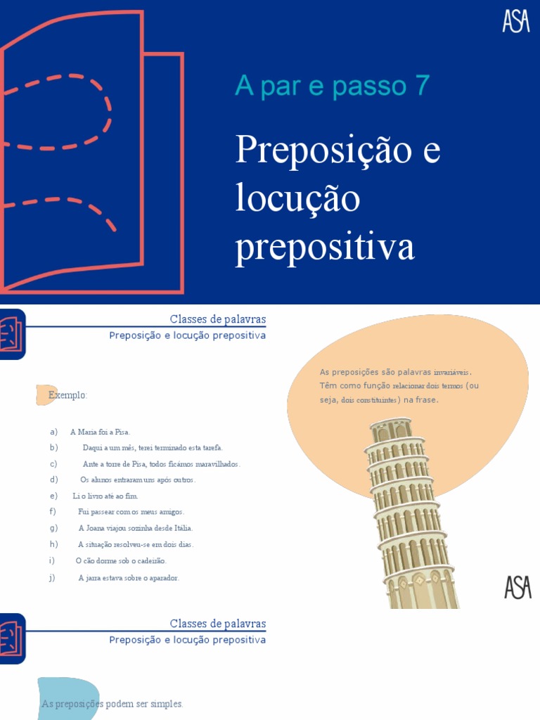 Preposição e Locução Prepositiva | Download grátis PDF | Preposição e ...