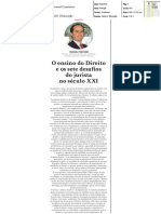 O Ensino Do Direito e Os Sete Desafios Do Jurista No Século XXI