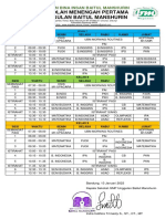 Jadwal Pelajaran SMP Ubm Semester 2 (22-23)