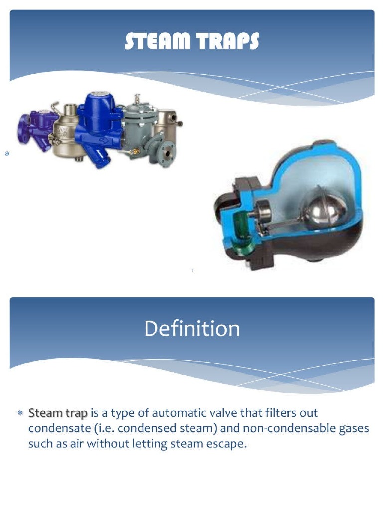 Steam Traps and Their Types PDF