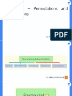 Marathon 1 - Permutations and Combinations