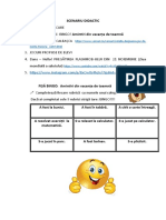 SCENARIU DIDACTIC - Joc Si Miscare