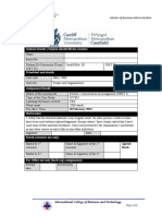 MBA 7000 People and Organisation Assignment 2