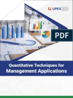 Quantitative Techniques For Management Applications