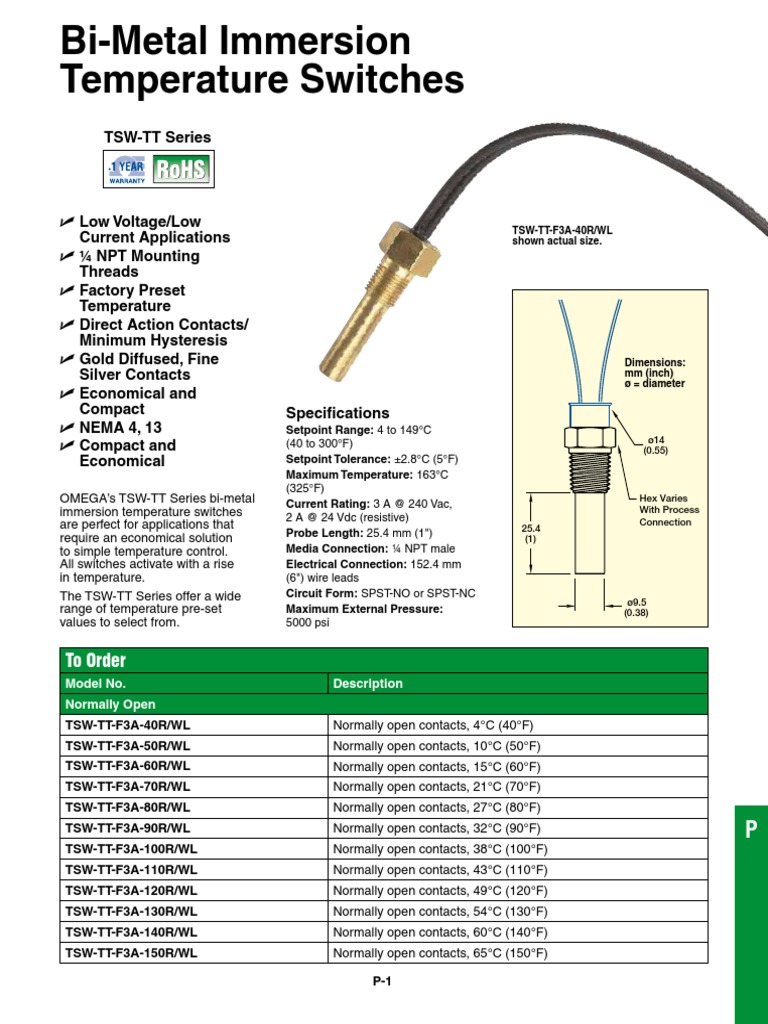 TSW TT | PDF | Switch | Electric Power