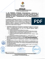 Circular Manuales y Lista de Servicios Del Sus