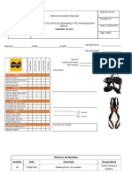 SSO-RG-00-22 - Check List Mensal de Cinto de Segurança