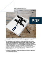 Manual Del Guardia de Seguridad Privada Consignas y Directrices