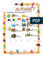 The Alphabet - Worksheet