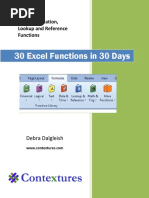 Excel Advanced Functions