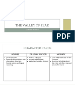 The Valley of Fear Act 1, Scene 3, 4 PPT & Written Work