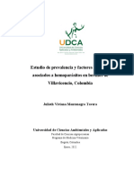 Estudio de Prevalencia y Factores de Riesgo Asociados A Hemoparásitos en Bovinos de Villavicencio, Colombia