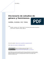 GAMBA, SUSANA - DIZ, TANIA (2007) - Diccionario de Estudios de Género y Feminismos