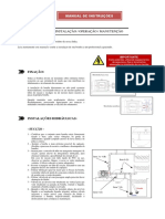 Instalação e manutenção de bombas