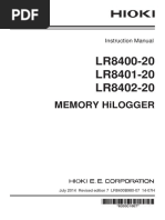 Manual Completo HIOKI - LR8400