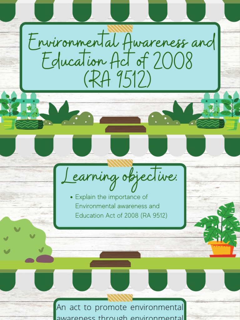 National Environmental Awareness Act | PDF
