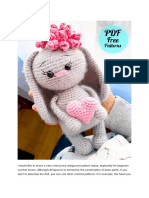 Easy Bunny Fuli Fror Beginners Amigurumi PDF Pattern