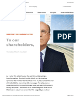 Larry Fink's Chairman's Letter To Shareholders