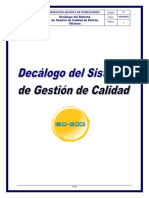 Decalogo SGC Oficinas