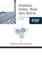 Hakikat Etika, Nilai Dan Moral