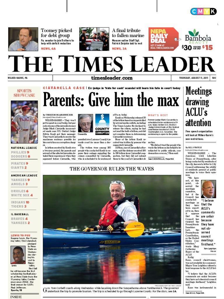 Times Leader 08-11-2011 PDF Hydraulic Fracturing Crime Thriller