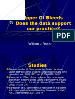 Upper GI Bleeds