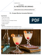 Apostila de Barman, Receitas de Drinks 12