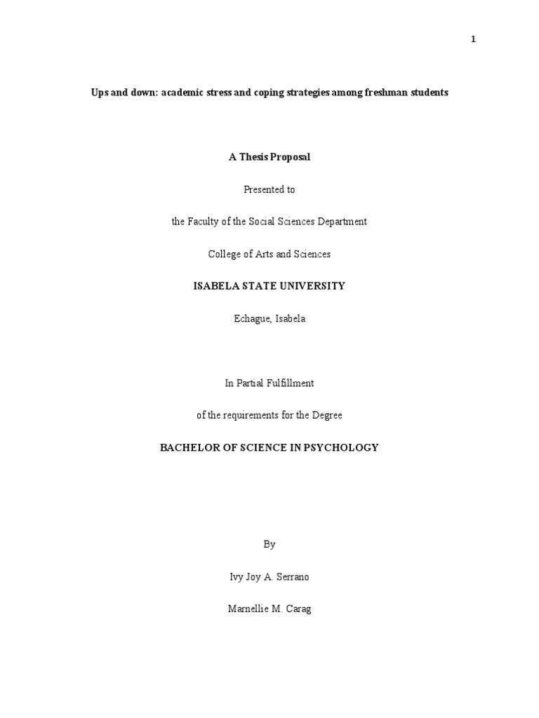 Edited Academic Stress And Coping Strategies Pdf Stress Biology