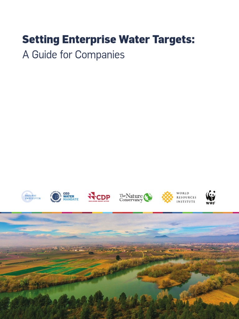 Setting Enterprise Water Targets Download Free PDF Water Water