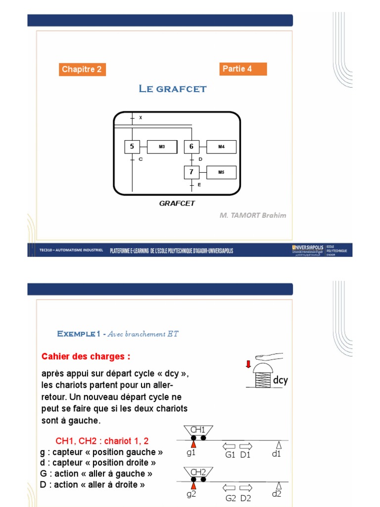 GRAFCET pour Automatisme Industriel | PDF