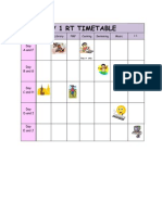 EY1RT Parent Timetable 2011-2012
