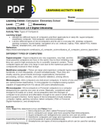 Learning Activity Sheet Q4W4