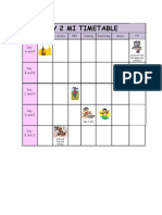 EY2MI Parent Timetable 2011-2012