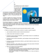 Problemas cambio climático y tecnología