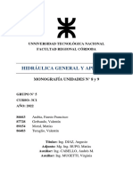 Hidráulica UTNFRC - Monografía - Unidad 8 L 9