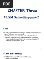 Chapter 3 - VLSM Part-2