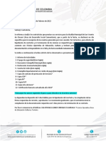 Lista de Documentos CUENTAS Contratista - Orden