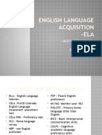 English Language Acquisition