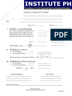 3.1.3 Worksheet On Physical Test of Portland Cement-Fineness