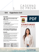 Caderno de Prova: S04 Engenheiro Civil