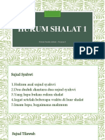 Hukum Shalat 1: Sujud Syahwi, Sujud Tilawah, Zikir & Doa Setelah Shalat, Jama' dan Qashar