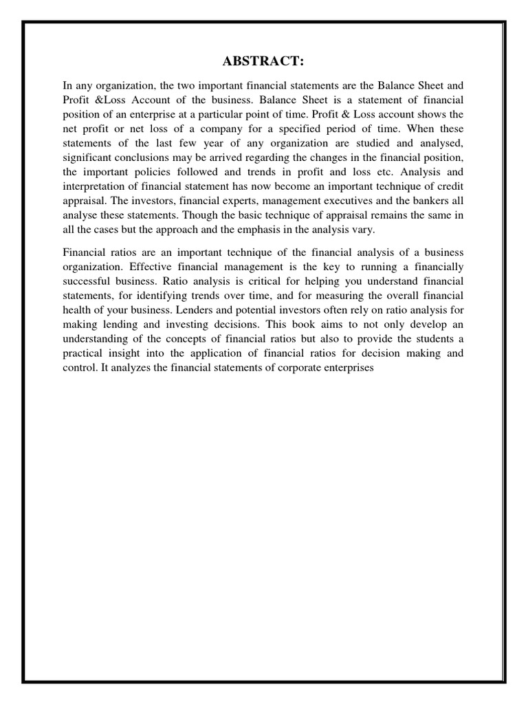 Financial Ratio Analysis Overview | PDF | Equity (Finance) | Debt