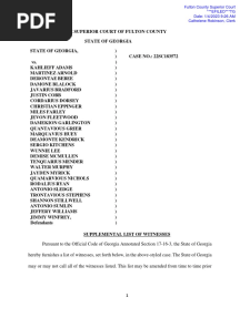 Read The Witness List in The Young Thug Trial